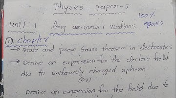 #shaikkhaja.. Degree 3rd year 5th sem physics paper-5 important questions