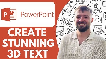 How To Create Stunning 3D Text in Powerpoint  - 2025 (Quick Tutorial)
