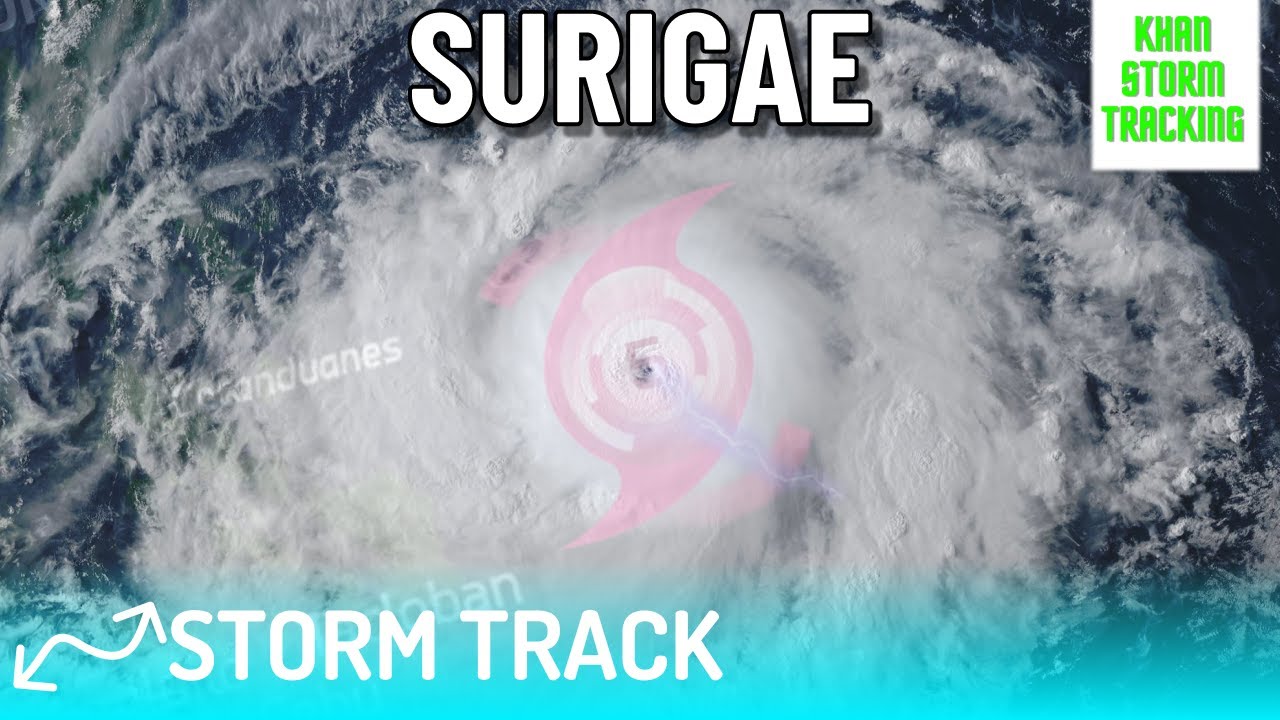 The Track of Typhoon Surigae [Bising] (2021)