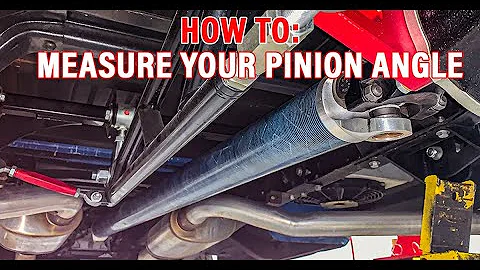 How to Measure Your Pinion Angle | QA1 Tech