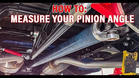 How to Measure Your Pinion Angle | QA1 Tech