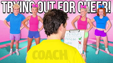 TRYiNG OUT for ANOTHER CHEER TEAM?! *will we make it?*