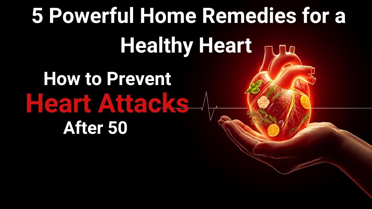 “How to Prevent Heart Attacks After 50 Naturally | 5 Powerful Home Remedies for a Healthy Heart”