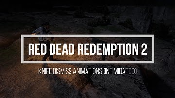 Red Dead Redemption 2 Knife Dismiss Animations [Intimidated]