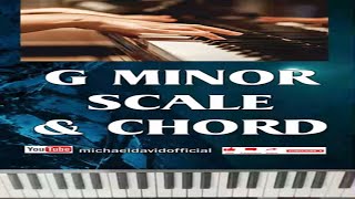 G Minor scale, G Minor chord, Family chords for beginners short video viral