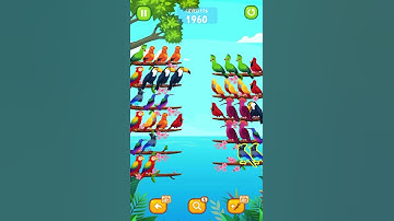 Bird sort puzzle walkthrough classic level 176#games #puzzle