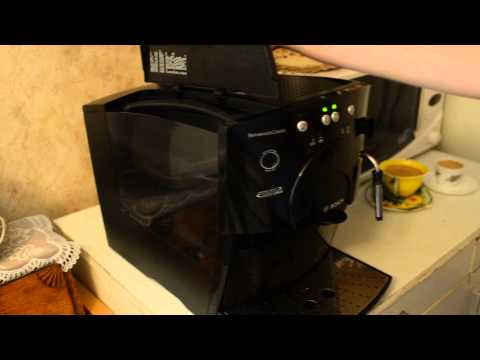 Video: Recension av Bosch TCA 5309 Benvenuto Classic kaffemaskin: funktioner och bilder