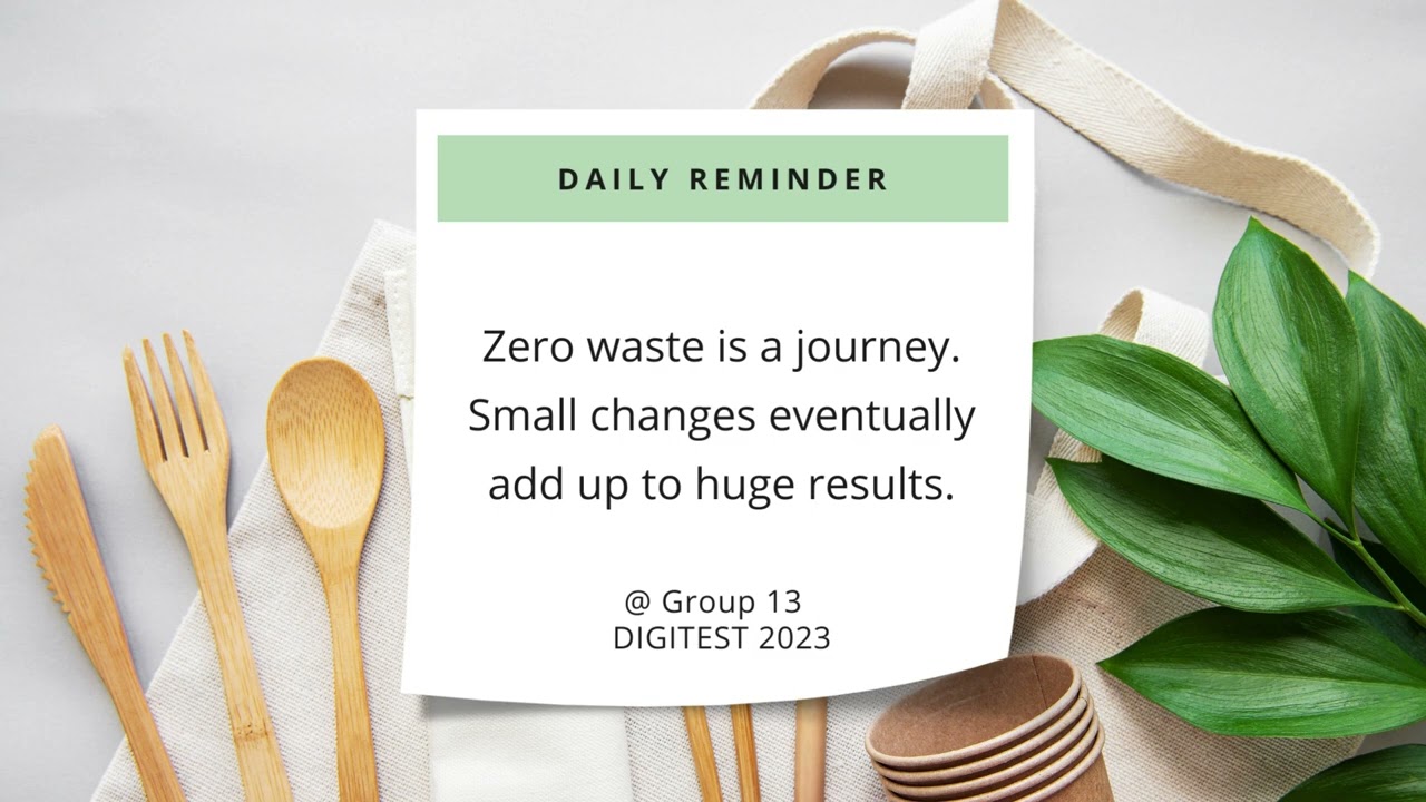 Zero waste is a journey 