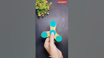 Diy Easy kids fidget Spinner Craft🪀❤️😨#shorts #youtubeshorts #trending #funny #diy #craft #kids #fun