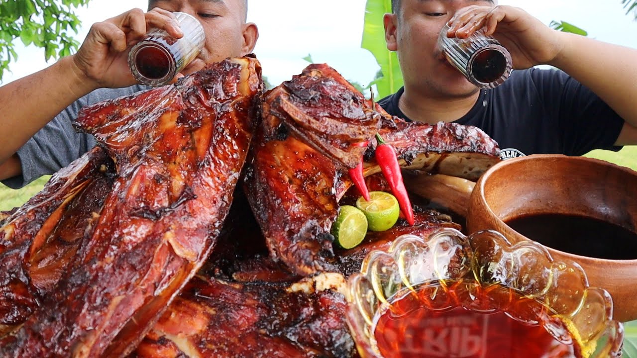 OUTDOOR COOKING TUNA PANGA INASAL MUST TRY ! (HD) YouTube