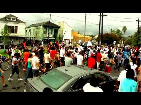 New Orleans Parade Outside Mario's Crib part 1