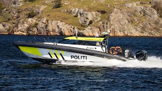 På tokt med politiets nye patruljebåt