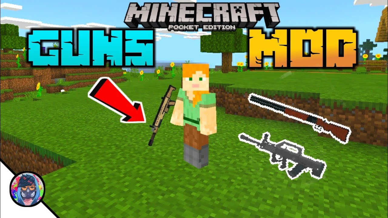 How To Download Guns Mod For Minecraft pe - YouTube