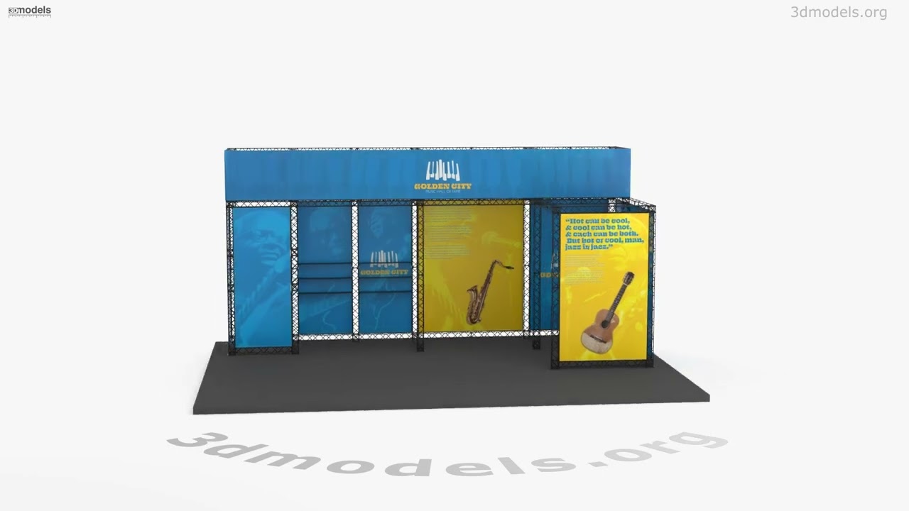Trade Show Exhibit 3D model by 3DModels.org