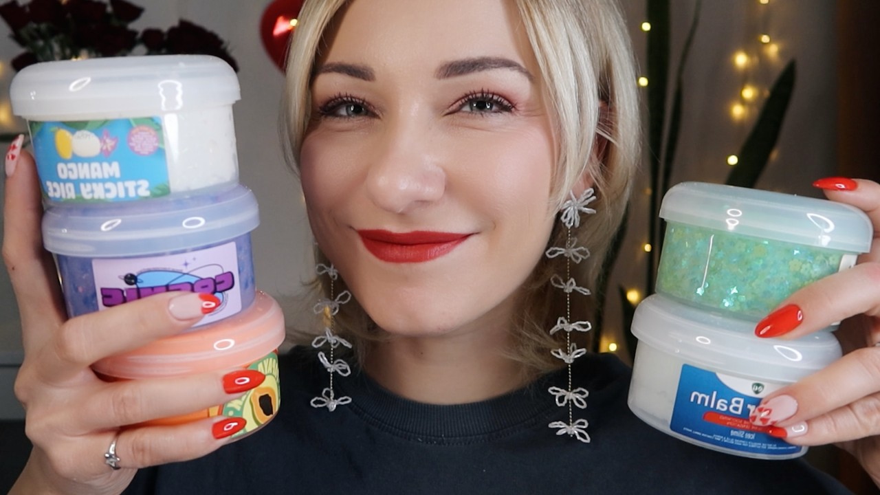 ASMR ✨ Testing Satisfying Slimes ☁️ (Perfect for Study, Sleep and Relaxation)