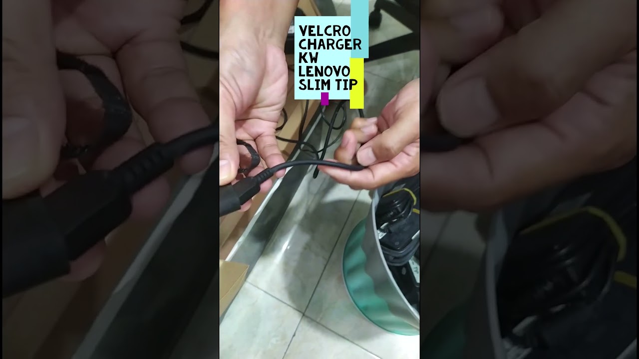 Velcro Charger KW Lenovo Slim Tip