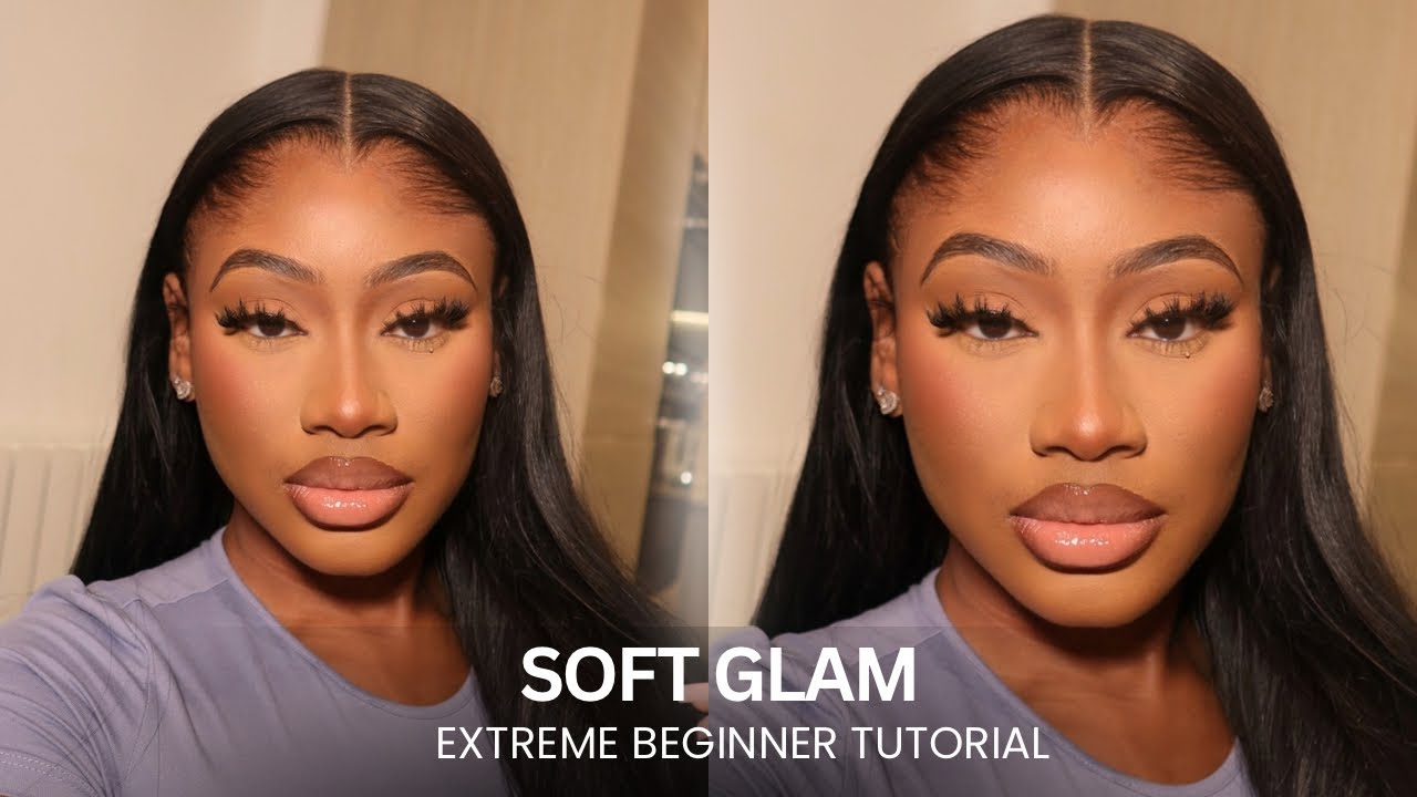 SOFT GLAM FOR BEGINNERS, FLASH FRIENDLY MAKEUP, talk through, QUICK AND EASY ROUTINE!! 🎀