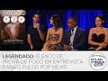 Legendado elenco de prova de fogo em entrevista para o pulso pop news