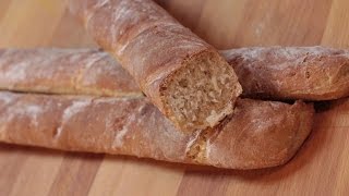 مطبخ الاكلات العراقيه -الخبز الفرنسي Baguette