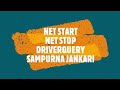 Net Start, Net Stop, Driverquery Command ko sampurna jankari