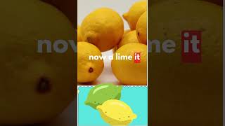 Lemons Float, But Limes Sink!