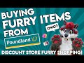 We Bought Furry Items From Poundland!!! - A Discount Store Furry Shopping Spree
