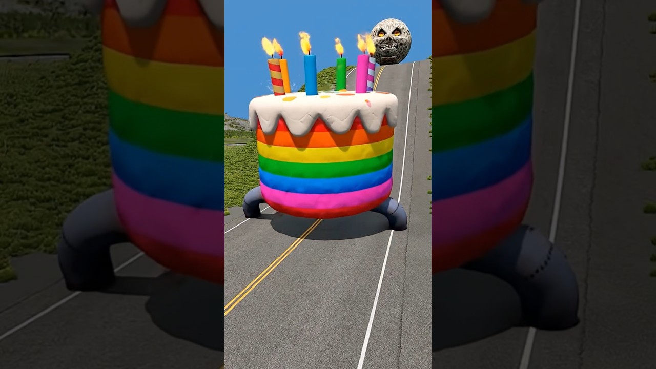 Low Pipes 😱⚠️ vs Funny Cars 😂🚗 | BeamNG.drive Gameplay