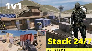 STACK 24/7 NEW MAP | 1v1 DUEL | CALL OF DUTY | GAME PLAY | NOMAD GAMER