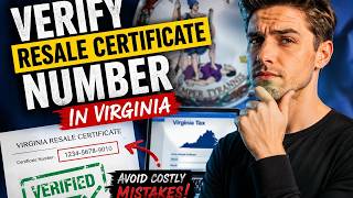 How to verify a resale certificate number in Virginia