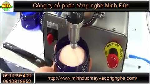 Máy chiết dung dịch sệt Minh Đức