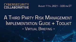 Third Party Risk Management Toolkit - CISO American Family Insurance (S. Cuffie)