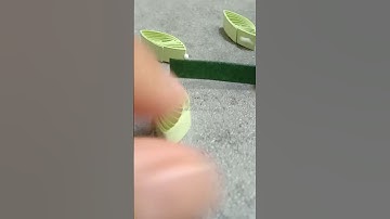easy quilling leaves for beginners 🌿 #quillingart #papercraft #diy