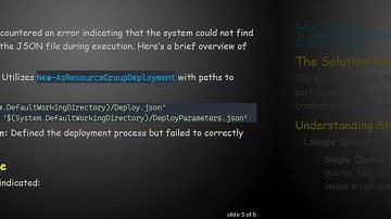 Resolving the JSON file path issue in Azure DevOps for ARM Template Deployment