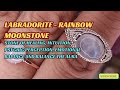 LABRADORITE - MOONSTONE RING | UNBOXING GEMSTONE RING 