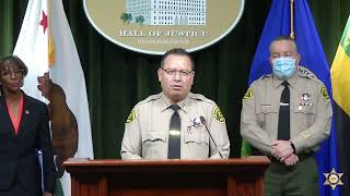 Press Conference: Sheriff Villanueva to Provide Update on Compton Ambush Shooting Investigation