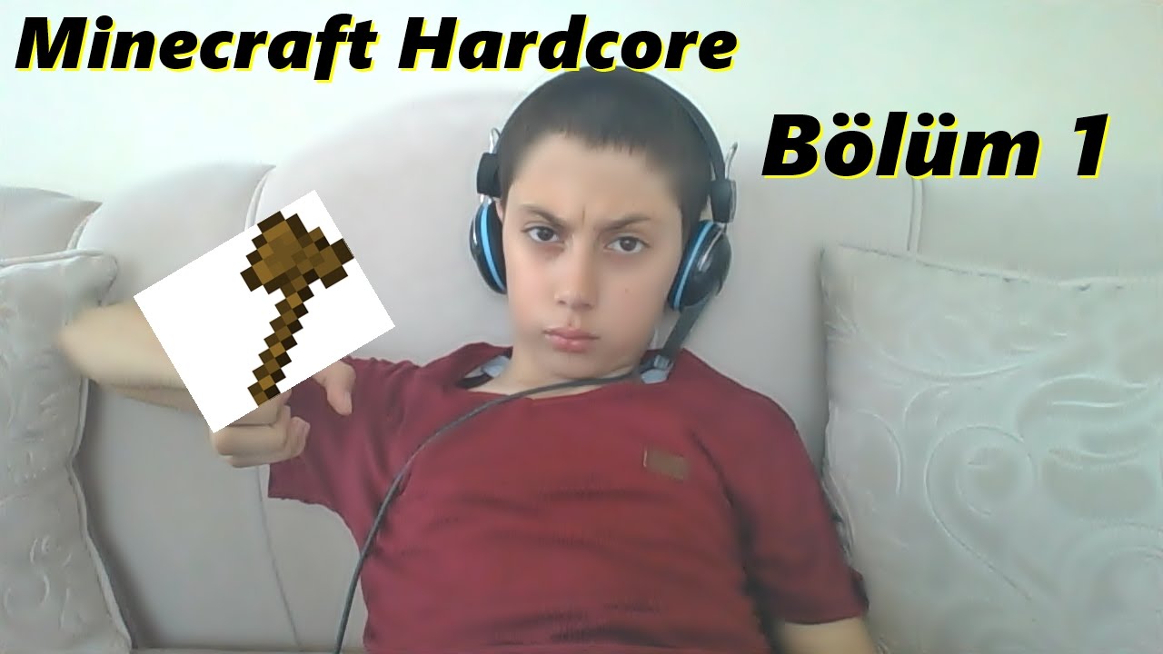 Minecraft Hardcore Bölüm 1 Baraka evHızlanmış YouTube