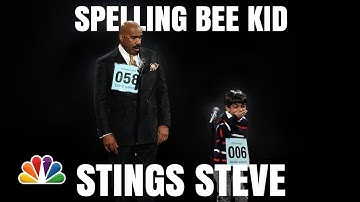 Little Big Shots | Steve Harvey and Akash Funny Spelling Bee | Season 1 2016