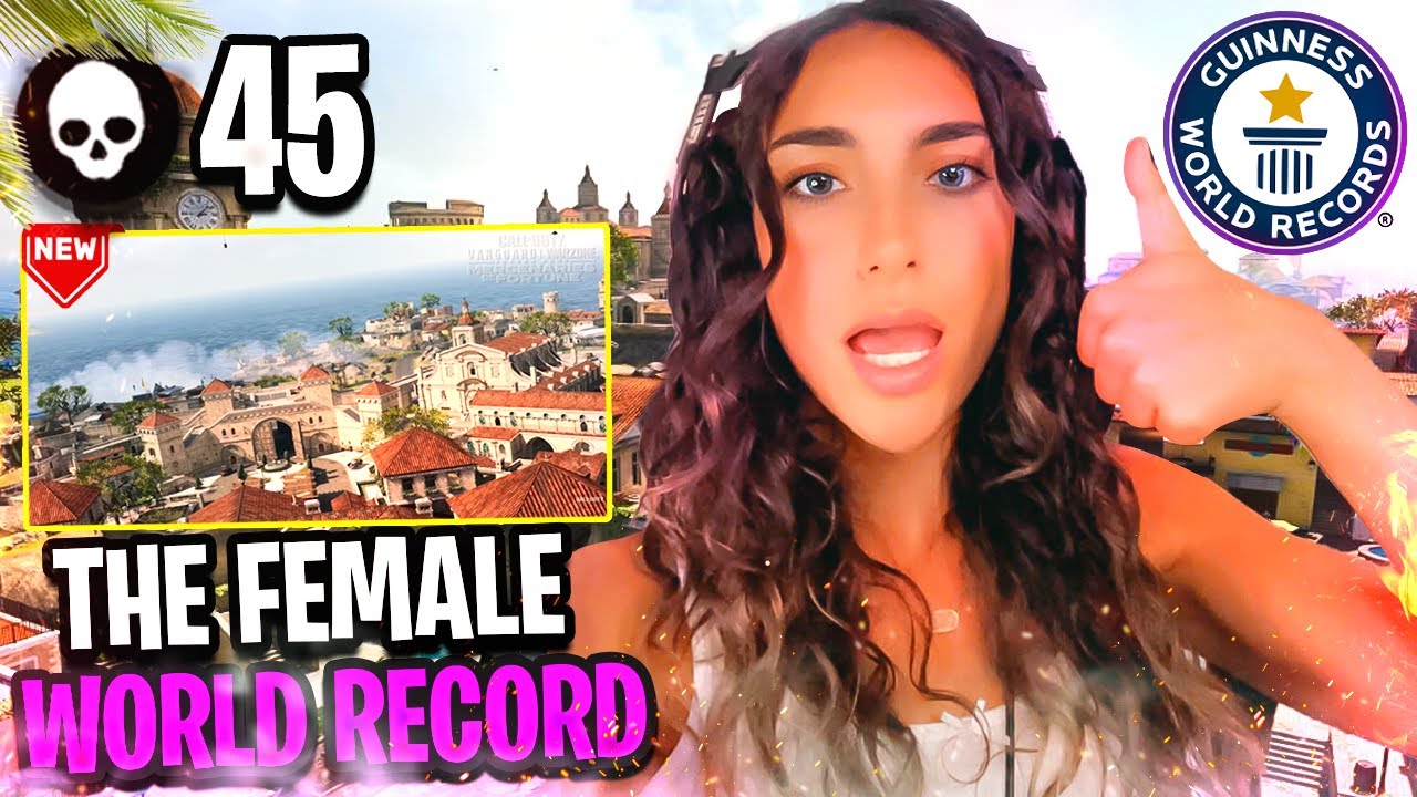 FEMALE WORLD RECORD 45 KILLS FORTUNE'S KEEP (Vanguard Warzone)