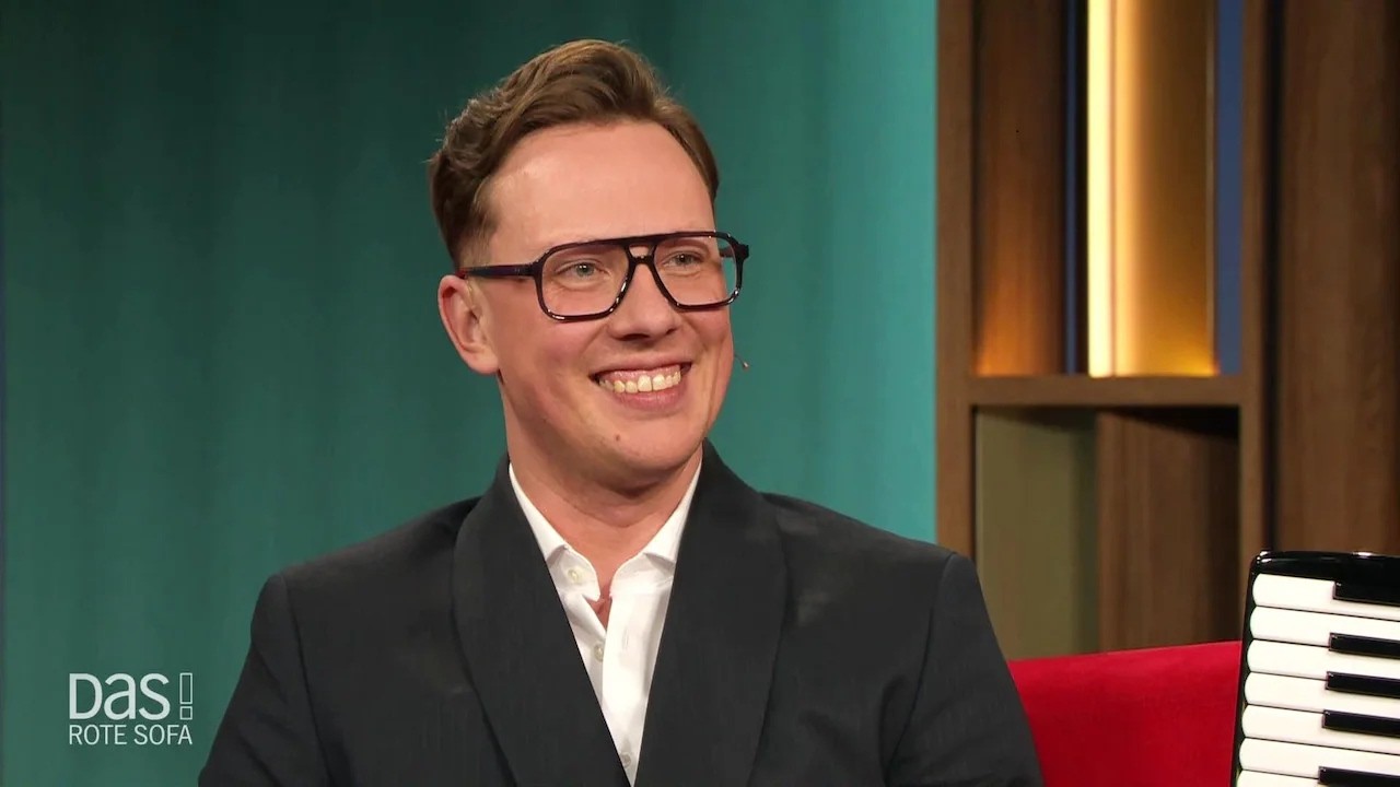 Akkordeon-Virtuose Martynas Levickis auf dem Roten Sofa 17.2.2026