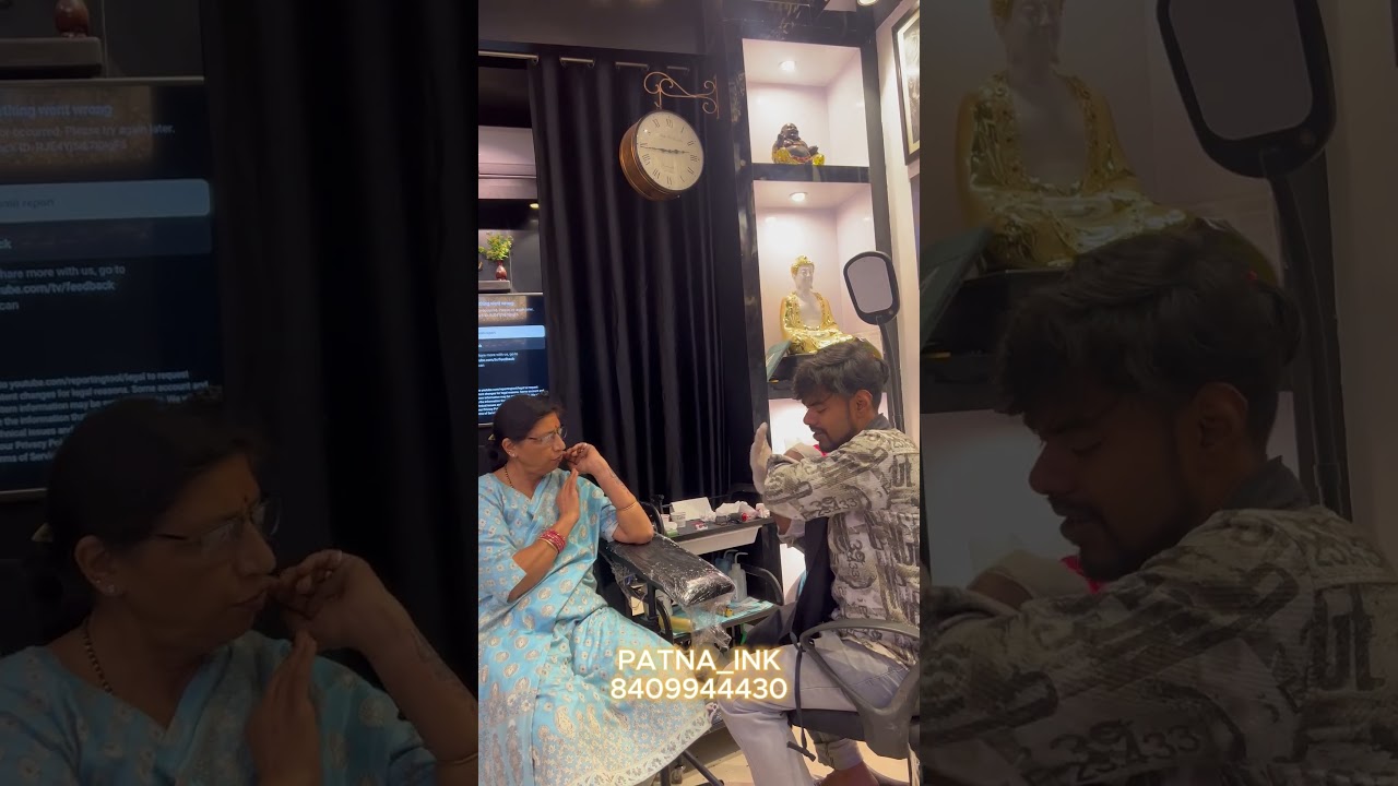 Om Tattoo with Shiv Trishul 🙏 | Divine Tattoo Design | Best Tattoo Studio in Patna – Patna_Ink