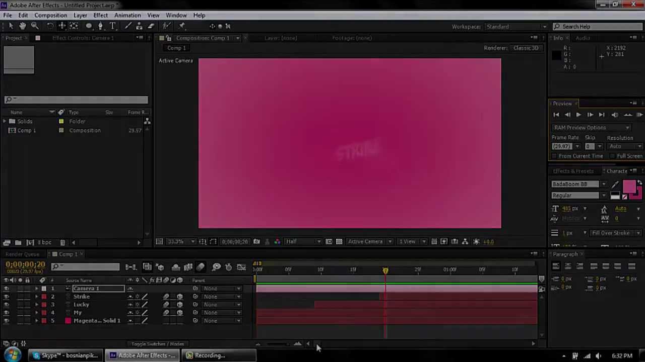 ♦ AE Tutorial ; FX Effects - Pop Up Text Effect - YouTube