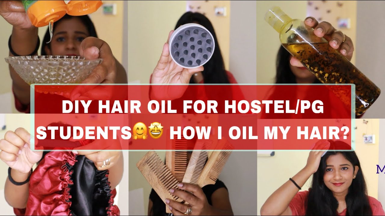 easy-diy-hair-oil-and-how-i-oil-me-hair-haircare-hairoil-youtube