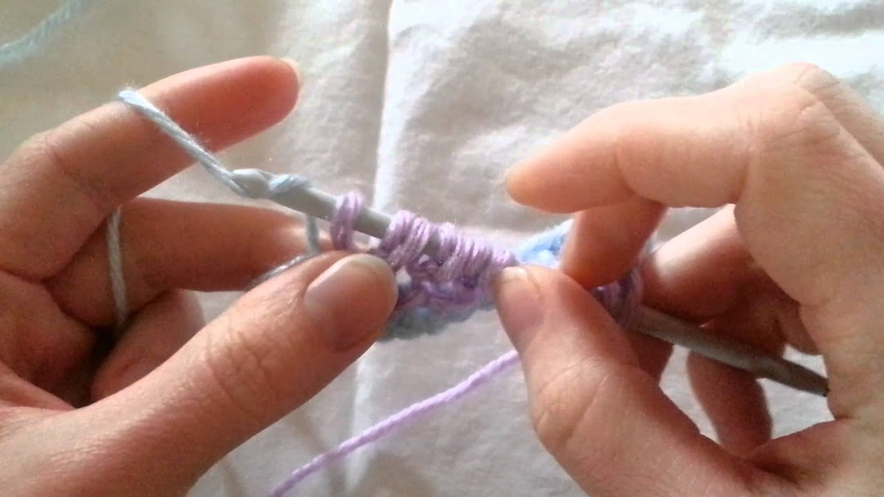 double ended crochet stitch pattern 1 YouTube