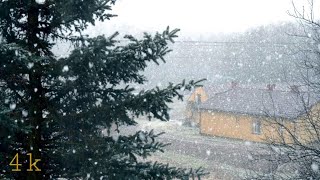 SNOW  Winter Relaxation4k Peaceful Relaxing Music Video Kar Yağışı Güzel Rahatlatıcı İle Huzuru Yaşa