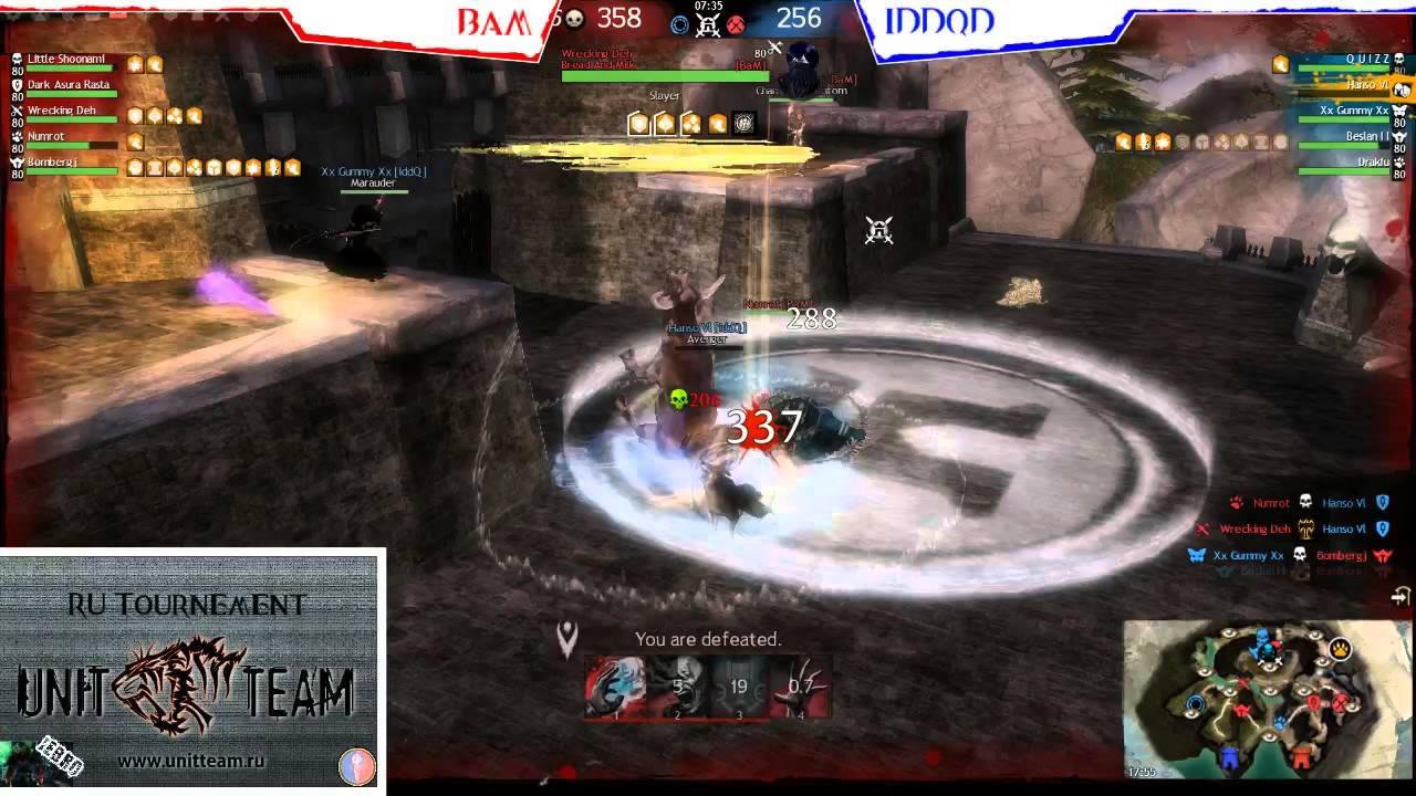 IDDQD vs BaM 3rd Place matchup! Spvp Tournie Stream [Unit] RU Teams