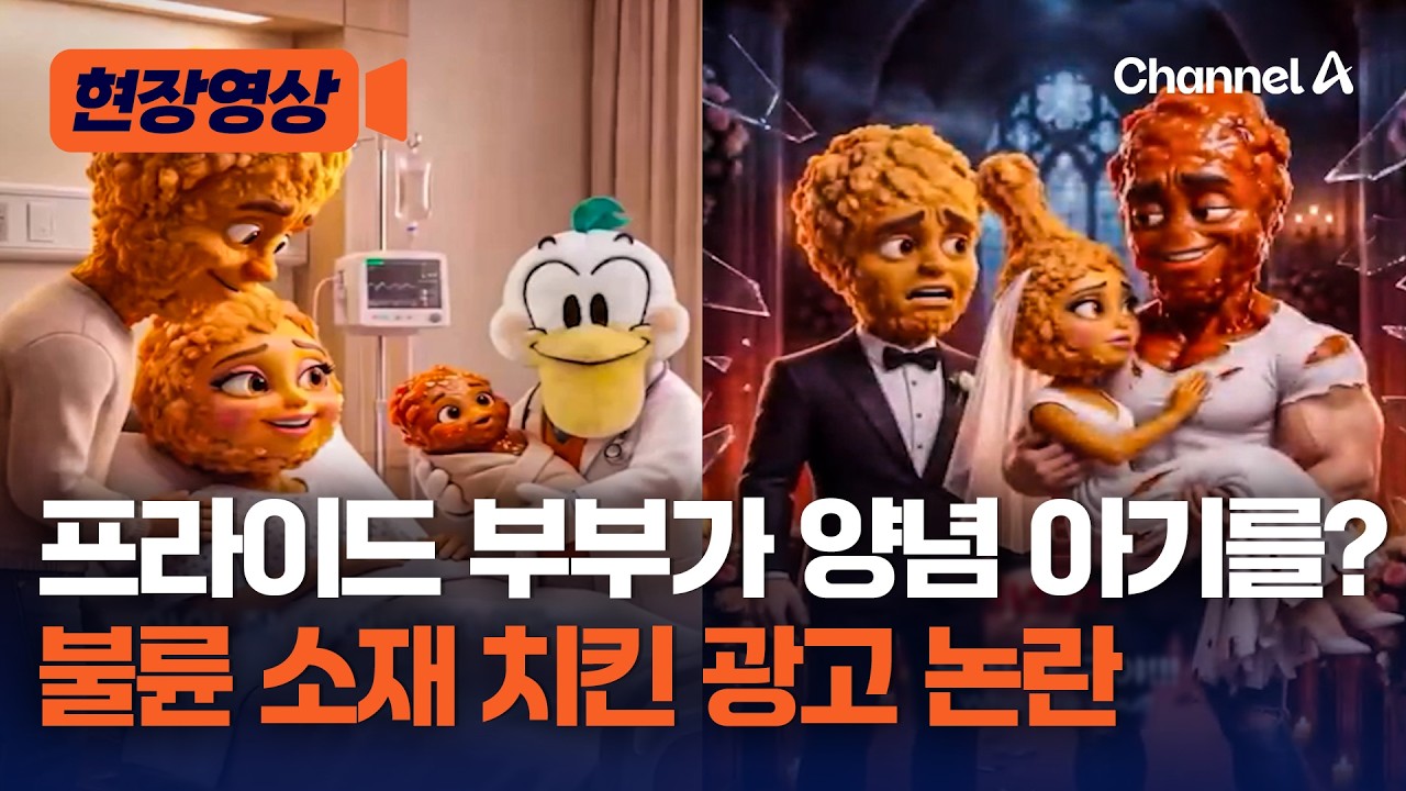 프라이드 치킨이 불륜을? 페리카나, ‘부부클리닉’ 소재 광고 만들었다가 사과 [현장영상] / 채널A