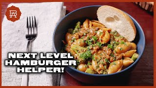 How to Make a Homemade Wagyu Hamburger Helper Skillet | Browsey Acres