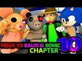 NEW PIGGY X SONIC &amp; BALDI ROBLOX ANIMATION CHALLENGE! Chapter 10 (official) Minecraft Horror Game