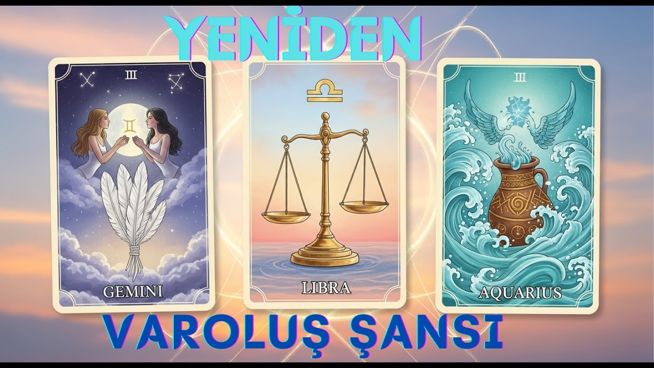 👫İKİZLER⚖️TERAZİ 🪣KOVA🌞YENİDEN VAROLUŞ ŞANSI🌞 #ikizlerburcu #teraziburcu #kovaburcu #tarotreading 
