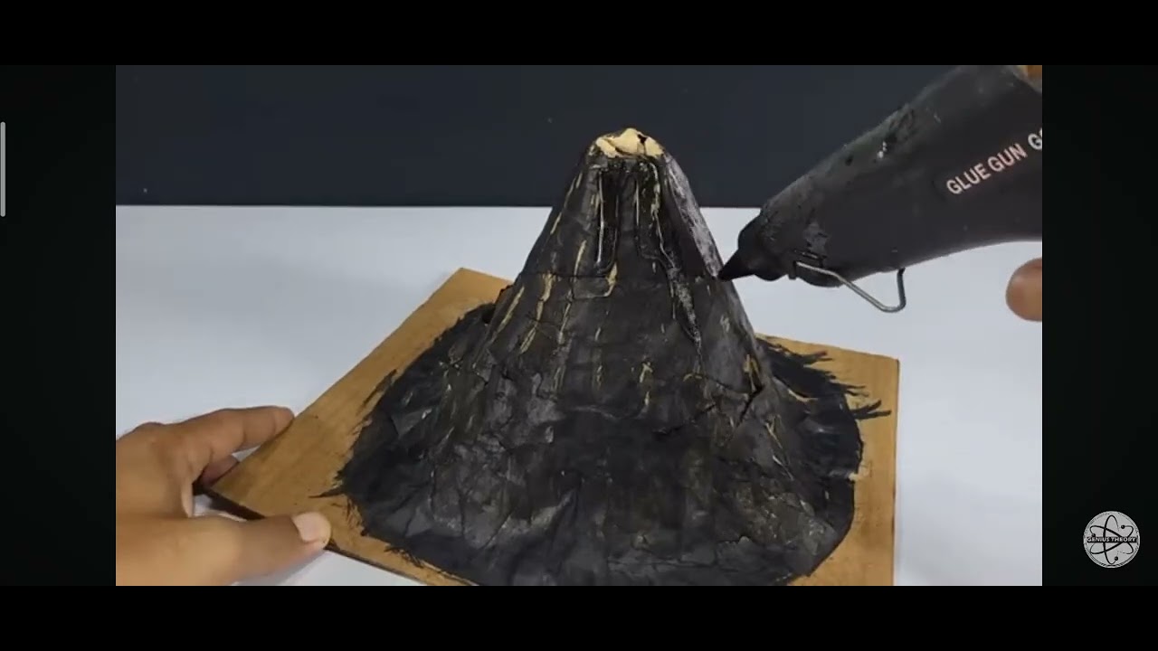 Volcano working model/